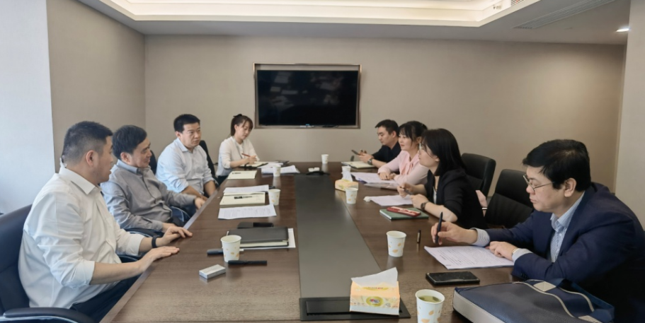 公司與經開區(qū)管委會財政局、經開渭發(fā)集團座談